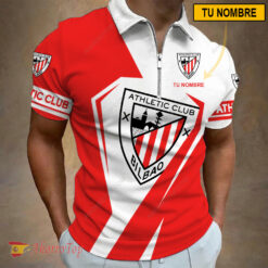 Athletic Bilbao – Polo con cremallera Nueva edición con Nombre Personalizado