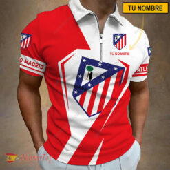 Atlético Madrid – Polo con cremallera Nueva edición con Nombre Personalizado