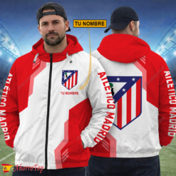 Atlético Madrid – Cortavientos con cremallera Edición Especial con Nombre Personalizado