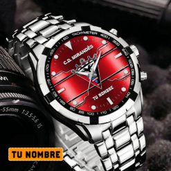 CD Mirandés – Reloj Aurora Edición Especial con Nombre Personalizado