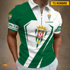 Córdoba CF – Polo con cremallera Nueva edición con Nombre Personalizado