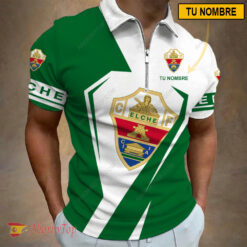 Elche CF – Polo con cremallera Nueva edición con Nombre Personalizado