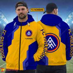 FC Andorra – Cortavientos con cremallera Edición Especial con Nombre Personalizado