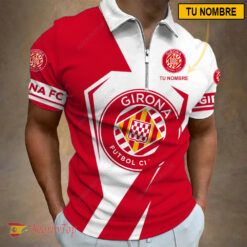 Girona FC – Polo con cremallera Nueva edición con Nombre Personalizado