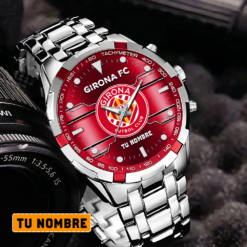 Girona FC – Reloj Aurora Edición Especial con Nombre Personalizado
