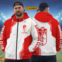 Granada CF – Cortavientos con cremallera Edición Especial con Nombre Personalizado