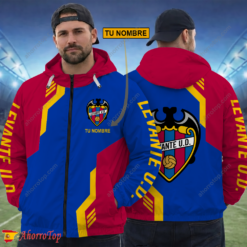 Levante UD – Cortavientos con cremallera Edición Especial con Nombre Personalizado