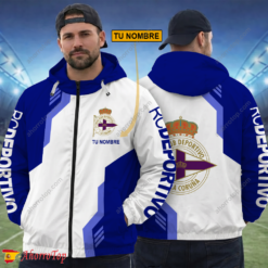 RC Deportivo – Cortavientos con cremallera Edición Especial con Nombre Personalizado