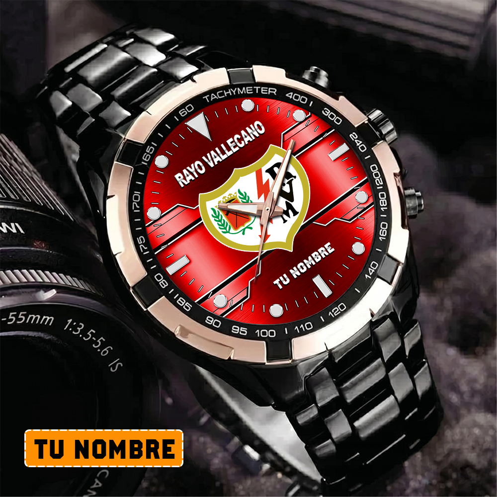 Rayo Vallecano – Reloj Aurora Edición Especial con Nombre Personalizado Rayo Vallecano – Reloj Aurora Edición Especial con Nombre Personalizado
