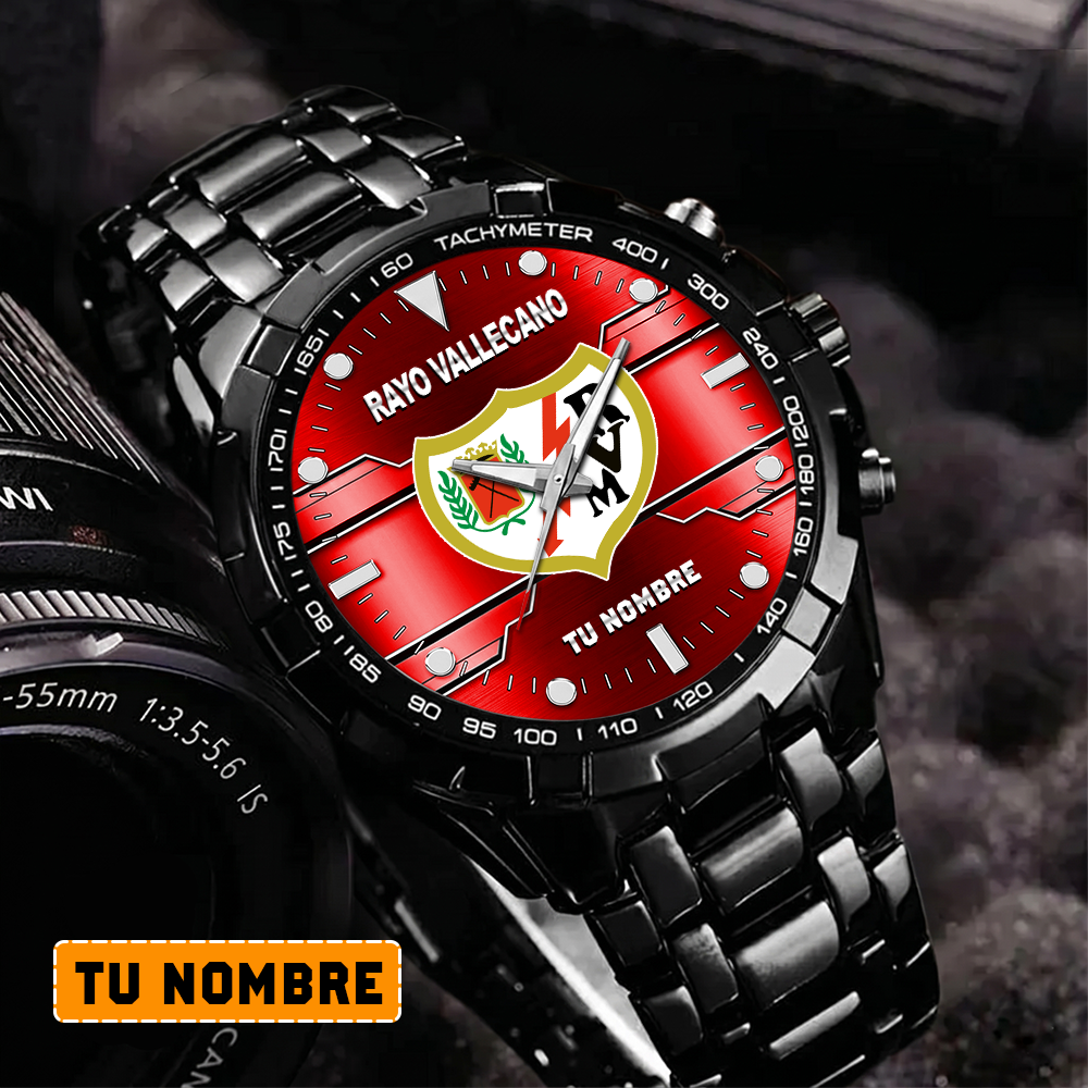 Rayo Vallecano – Reloj Aurora Edición Especial con Nombre Personalizado Rayo Vallecano – Reloj Aurora Edición Especial con Nombre Personalizado