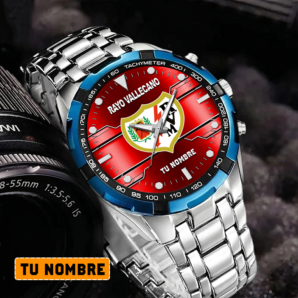Rayo Vallecano – Reloj Aurora Edición Especial con Nombre Personalizado Rayo Vallecano – Reloj Aurora Edición Especial con Nombre Personalizado