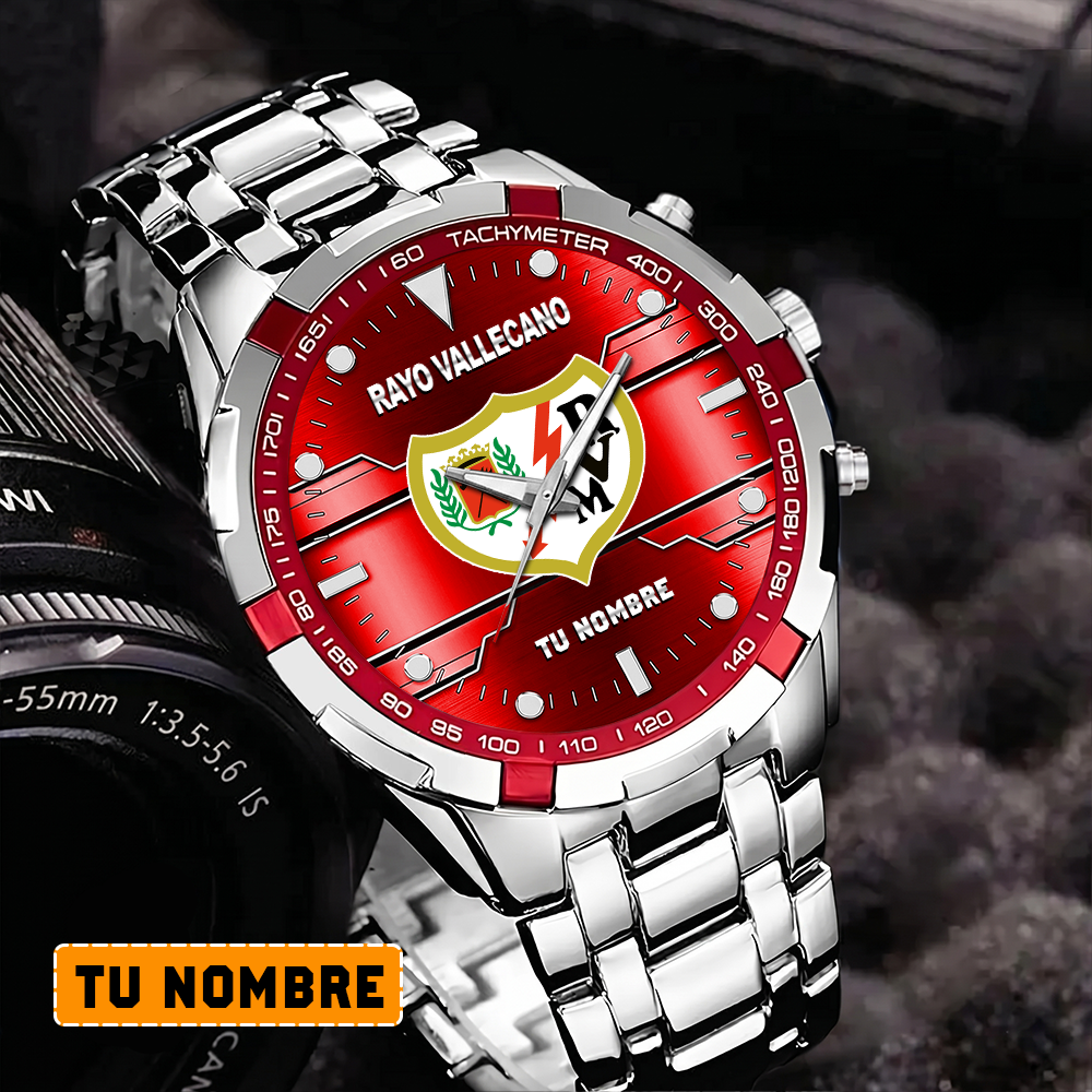Rayo Vallecano – Reloj Aurora Edición Especial con Nombre Personalizado Rayo Vallecano – Reloj Aurora Edición Especial con Nombre Personalizado