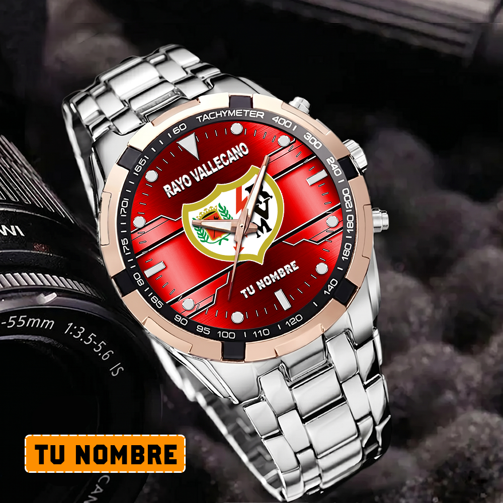 Rayo Vallecano – Reloj Aurora Edición Especial con Nombre Personalizado Rayo Vallecano – Reloj Aurora Edición Especial con Nombre Personalizado