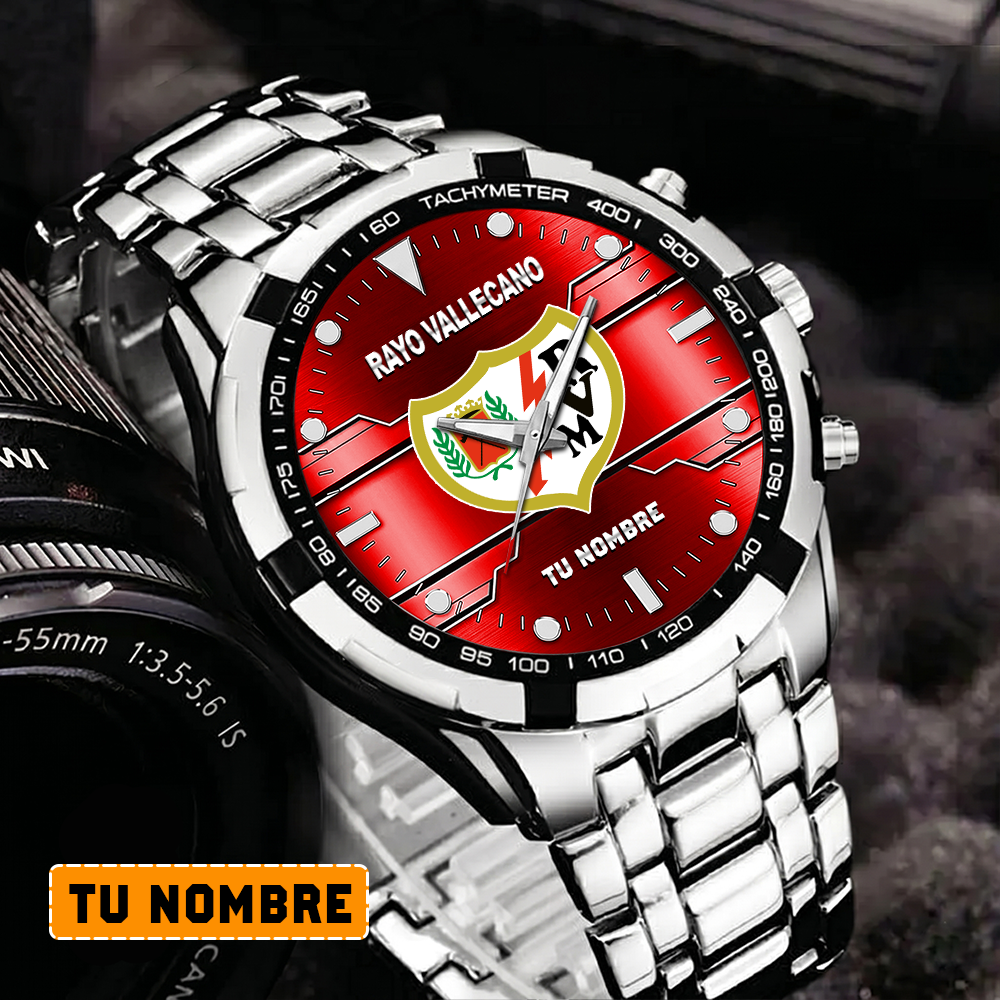 Rayo Vallecano – Reloj Aurora Edición Especial con Nombre Personalizado Rayo Vallecano – Reloj Aurora Edición Especial con Nombre Personalizado
