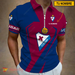 SD Eibar – Polo con cremallera Nueva edición con Nombre Personalizado