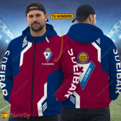 SD Eibar – Cortavientos con cremallera Edición Especial con Nombre Personalizado