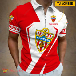 UD Almería – Polo con cremallera Nueva edición con Nombre Personalizado
