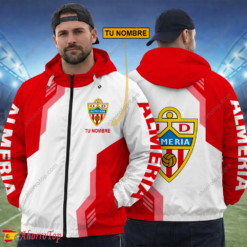 UD Almería – Cortavientos con cremallera Edición Especial con Nombre Personalizado