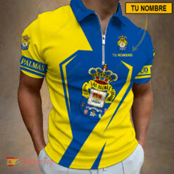 UD Las Palmas – Polo con cremallera Nueva edición con Nombre Personalizado