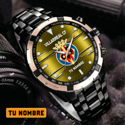 Villarreal CF – Reloj Aurora Edición Especial con Nombre Personalizado