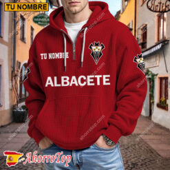 Albacete Balompié – Hoodie de waffle Edición limitada con Nombre Personalizado