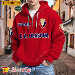 CA Osasuna – Hoodie de waffle Edición limitada con Nombre Personalizado