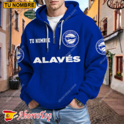 Deportivo Alavés – Hoodie de waffle Edición limitada con Nombre Personalizado