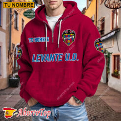 Levante UD – Hoodie de waffle Edición limitada con Nombre Personalizado