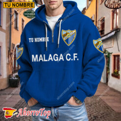 Málaga CF – Hoodie de waffle Edición limitada con Nombre Personalizado