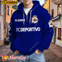 RC Deportivo – Hoodie de waffle Edición limitada con Nombre Personalizado