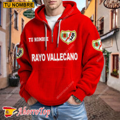 Rayo Vallecano – Hoodie de waffle Edición limitada con Nombre Personalizado