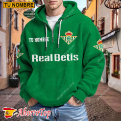 Real Betis – Hoodie de waffle Edición limitada con Nombre Personalizado