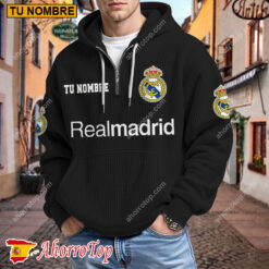Real Madrid – Hoodie de waffle Edición limitada con Nombre Personalizado