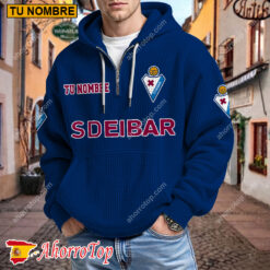 SD Eibar – Hoodie de waffle Edición limitada con Nombre Personalizado