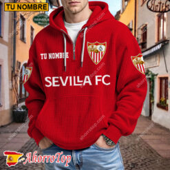 Sevilla FC – Hoodie de waffle Edición limitada con Nombre Personalizado