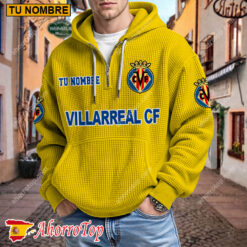 Villarreal CF – Hoodie de waffle Edición limitada con Nombre Personalizado