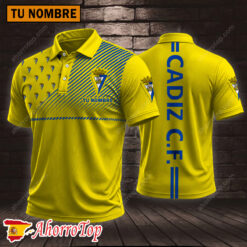 Cádiz CF – Polo Edición deportiva con Nombre Personalizado