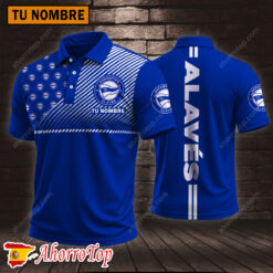 Deportivo Alavés – Polo Edición deportiva con Nombre Personalizado