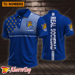 Real Sociedad – Polo Edición deportiva con Nombre Personalizado