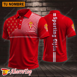 Sporting Gijon – Polo Edición deportiva con Nombre Personalizado