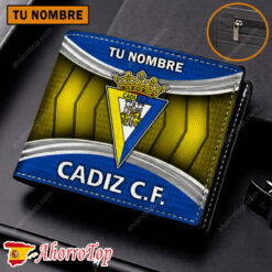 Cádiz CF – Cartera Edición Especial con Nombre Personalizado