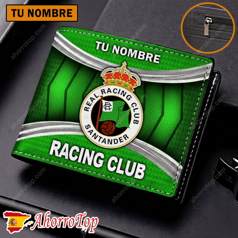 Racing Santander – Cartera Edición Especial con Nombre Personalizado Racing Santander – Cartera Edición Especial con Nombre Personalizado