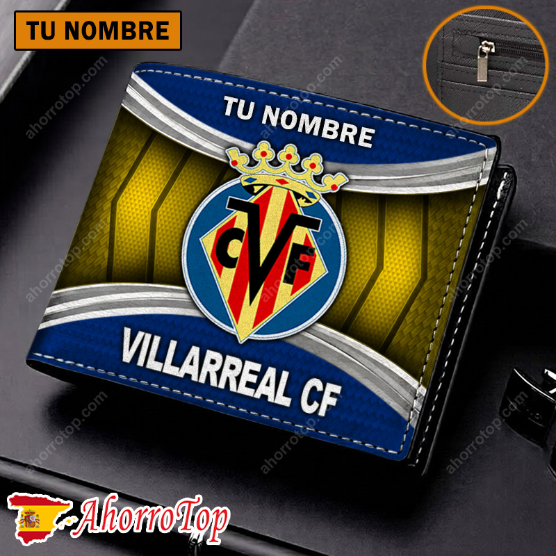 Villarreal CF – Cartera Edición Especial con Nombre Personalizado Villarreal CF – Cartera Edición Especial con Nombre Personalizado